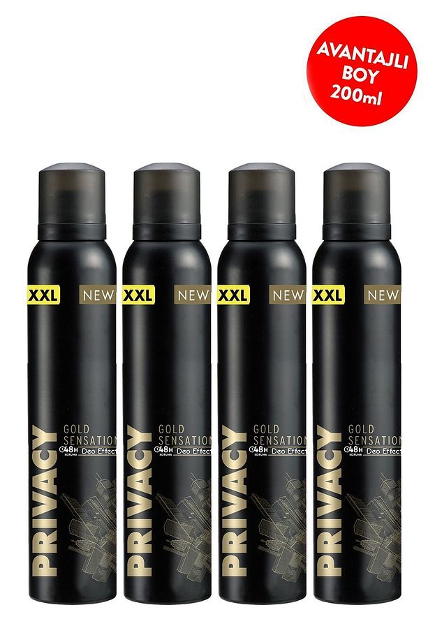 Gold Man Erkek Deodorant 4x200 Ml - 1