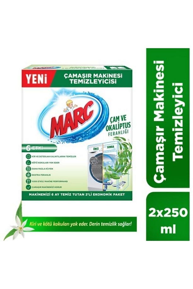 Çamaşır Makinesi Temizleyicisi Çam ve Okaliptus Ferahlığı 2x250 ml - 1