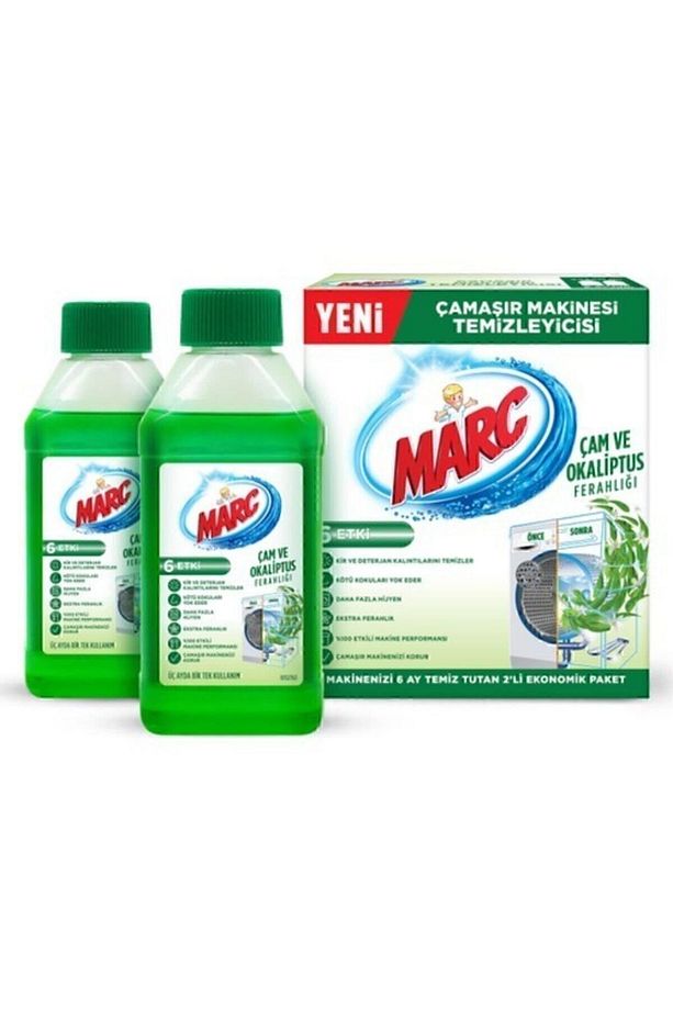 Çamaşır Makinesi Temizleyicisi Çam ve Okaliptus Ferahlığı 2x250 ml - 2