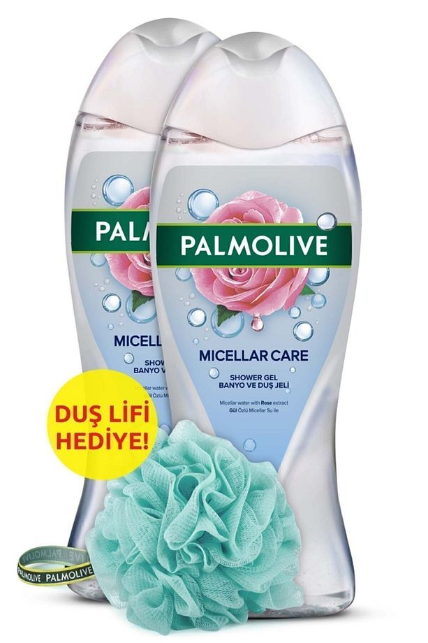 Micellar Care Gül Özlü Micellar Su ile Banyo ve Duş Jeli 500 ml x 2 Adet + Duş Lifi Hediye - 8