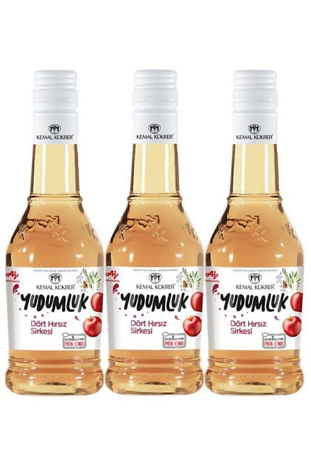 Yudumluk Cam Dört Hırsız Sirkesi 3 X 0,5 Lt - 1