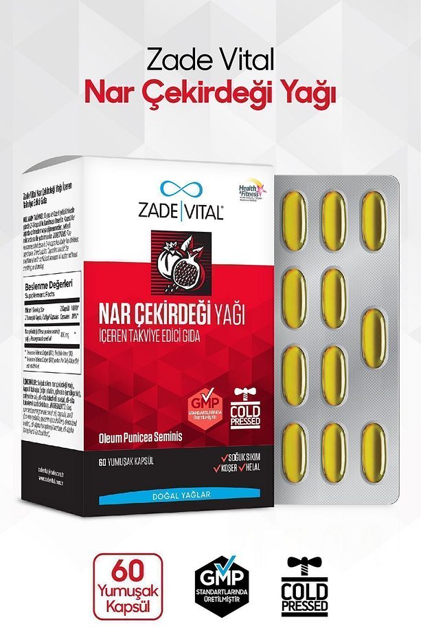 Nar Çekirdeği Yağı 400 Mg 60 Kapsül - 1