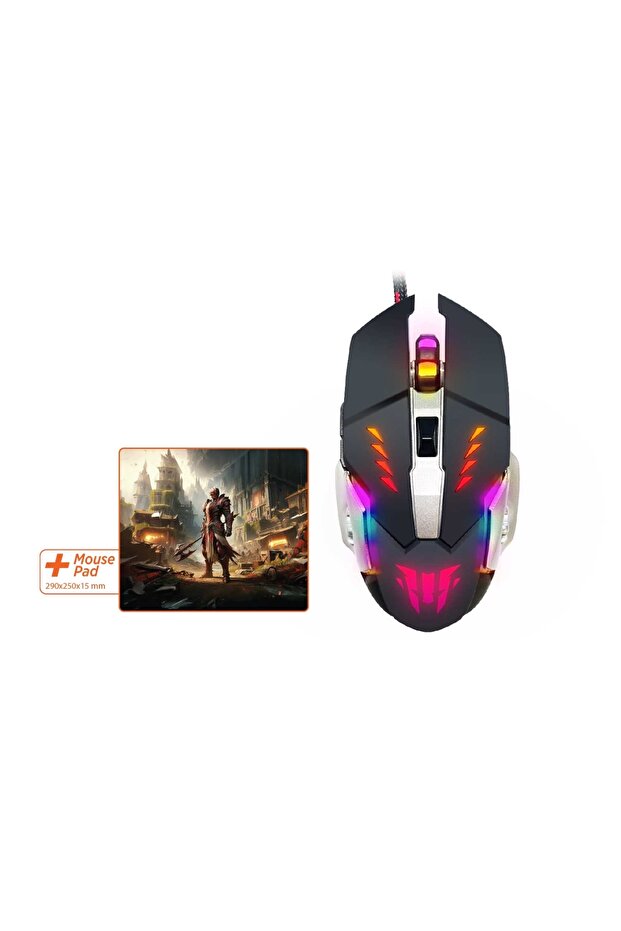 Gaming Mouse + Mouse Pad PGS303 - 1