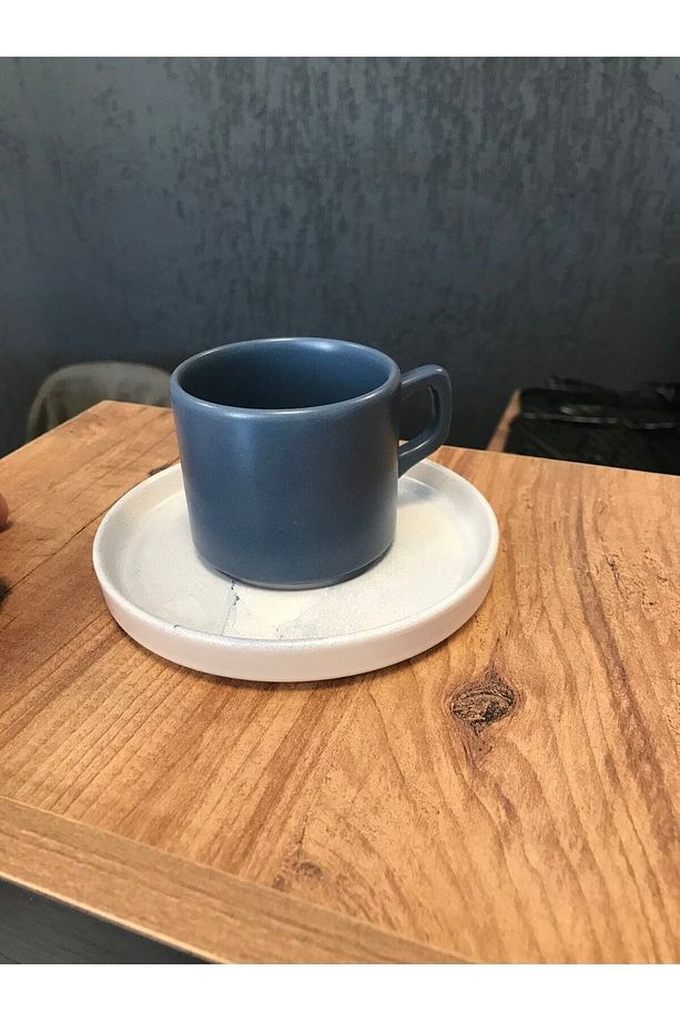Stackable Blue Magic Çay/nescafe Fincanı Tabaklı - 1