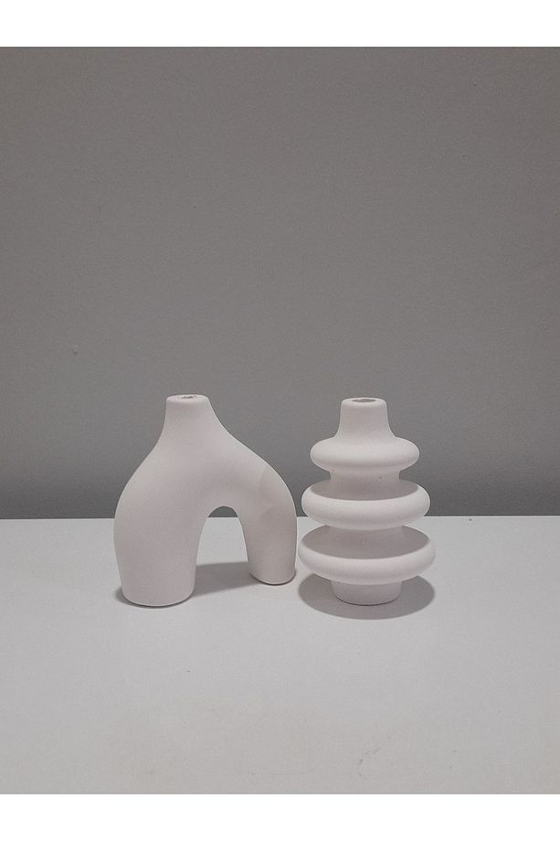 Minimal Vazo Set 2'li Bohem Biblo Minyatür - 2