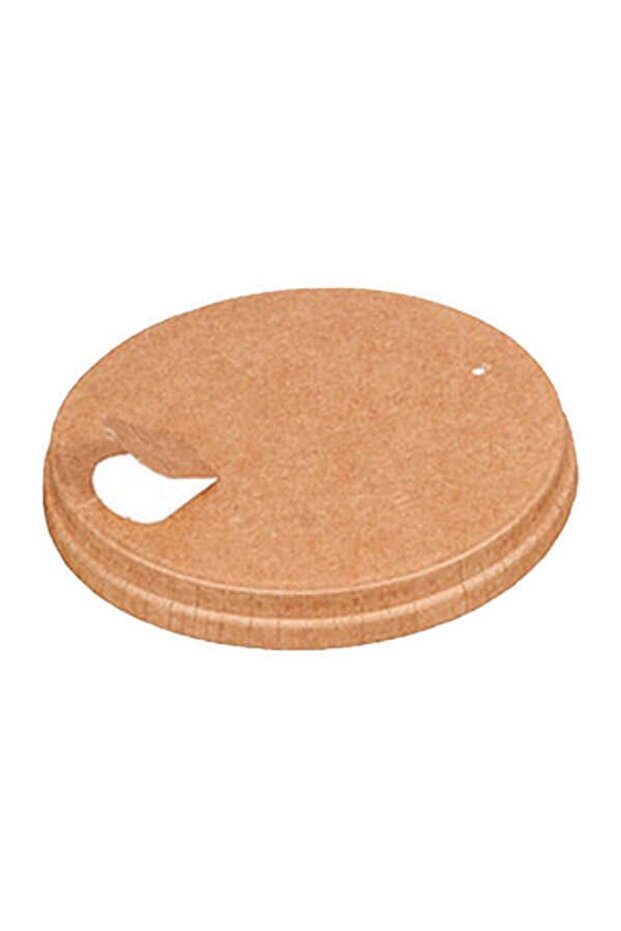 8-9-12 oz Perfore Delikli Karton Sıcak İçecek Kapağı -50 Adet - 1