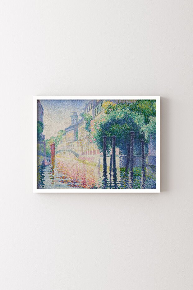 Rio San Trovaso - Henri Edmond Cross - White Frame