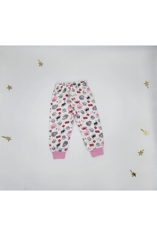 %100 Pamuk Ayıcıklı Ince Mevsimlik Kız Bebek Pijama Takımı Mevsimlik Kız Bebek Pijama Takımı - 4