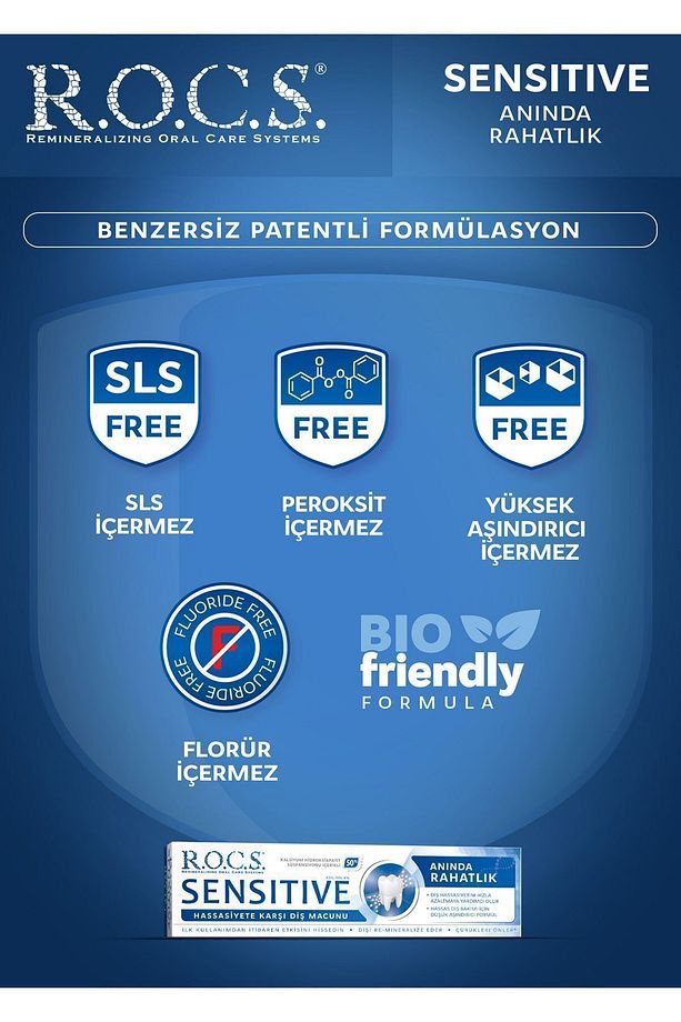 Sensitive Instant Relief Anında Ferahlık Florürsüz Diş Macunu 75 ml - 4