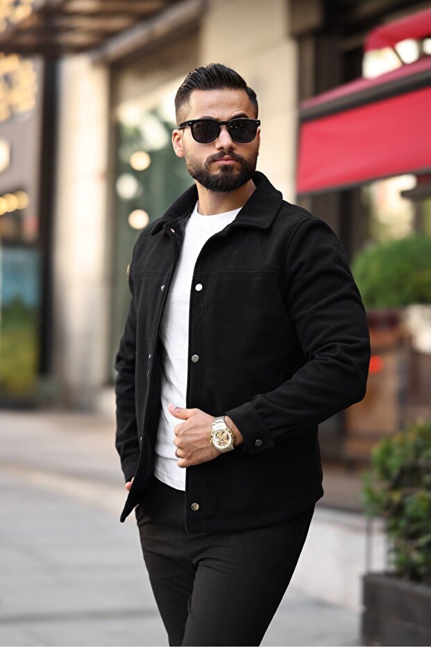 Slim Fit Stamp Jacket - 1