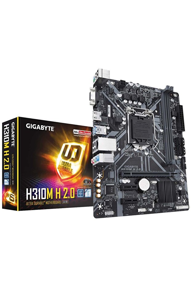 H310m-h Ddr4 Sata3 Hdmı Pcıe 16x V3.0 1151p V2 Matx - 1
