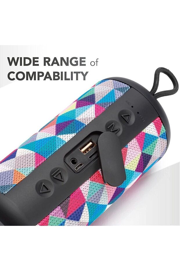 Speaker 5w Bluetooth Music Sound Vertical Siyah-üçgen - 3