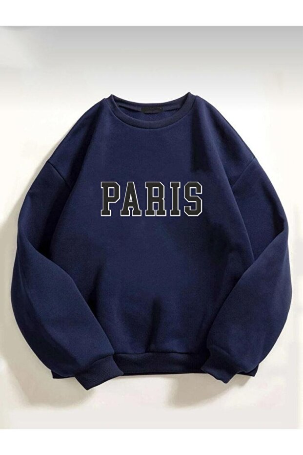 Women's Oversize Paris Printed Sweatshirt
