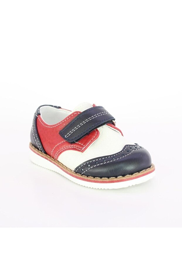 Orthopedic Classic Faux Leather Blue White Red Stylish Comfortable Summer Boys' Shoes