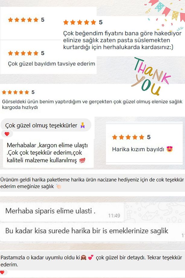Çizgi Film Karakteri Temalı 3d Pasta Süsü Erkek Kız Çocuk Doğum Günü Isme Özel Pasta Süsü (22X20CM) - 7