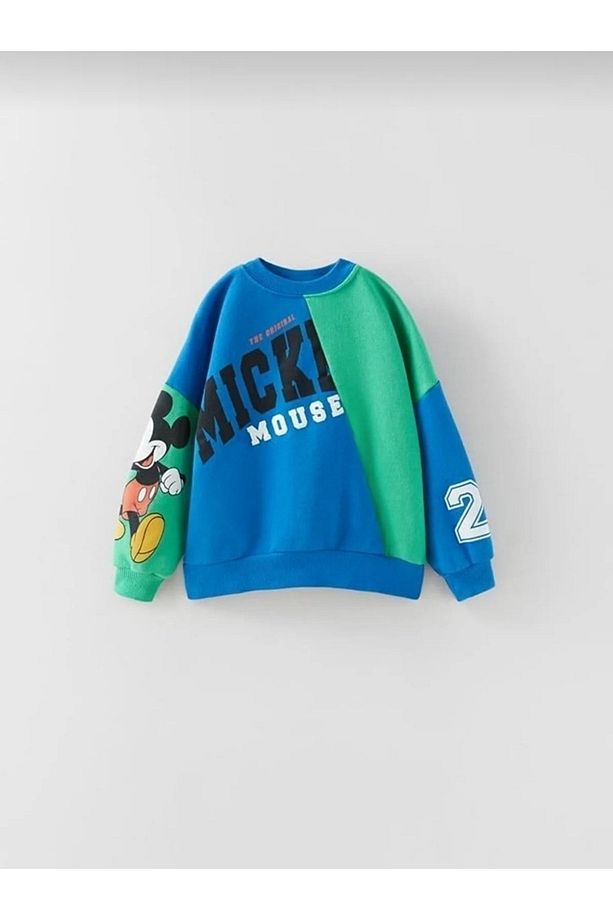 Mickey Mouse & Donald Duck Baskılı Alt Üst Eşofman(1BEDEN BÜYÜK ALINIZ) - 2