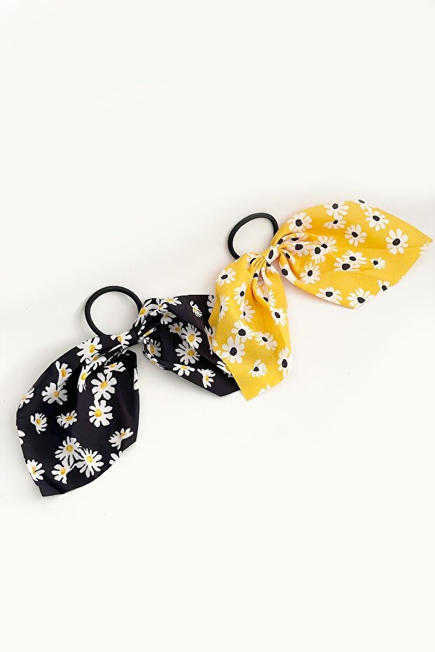 قطعتان من القوس بنمط ديزي - مشبك مطاطي معلق - 1