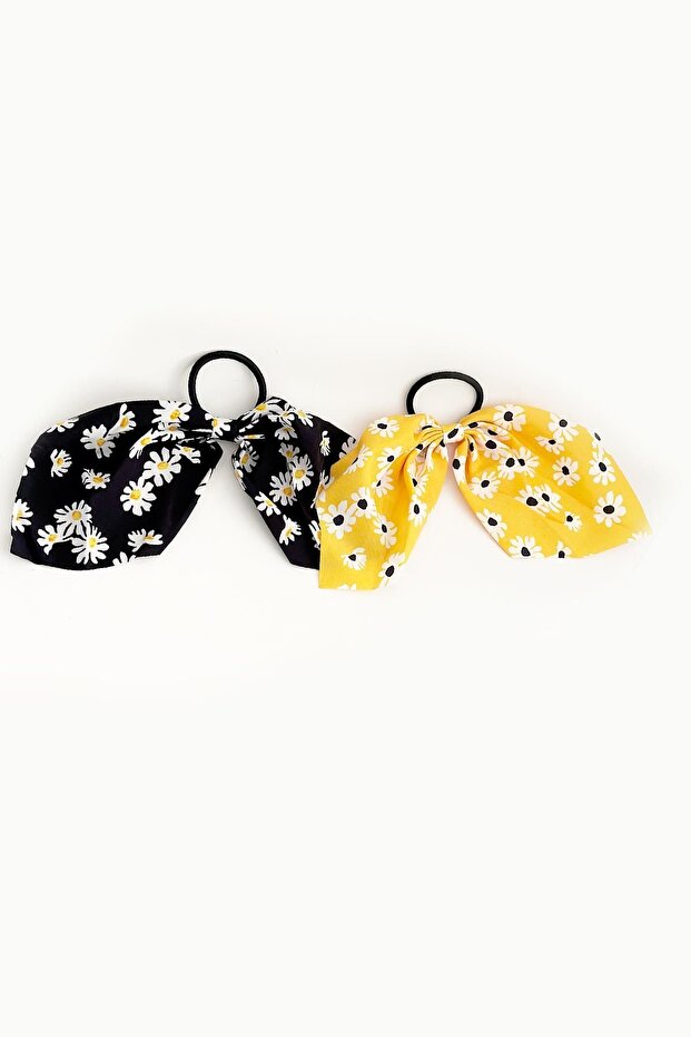 قطعتان من القوس بنمط ديزي - مشبك مطاطي معلق - 3