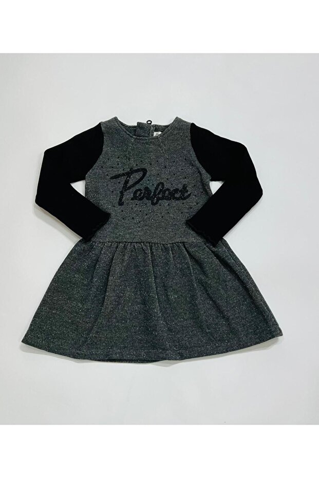 Knitted Printed Girl's Dress
