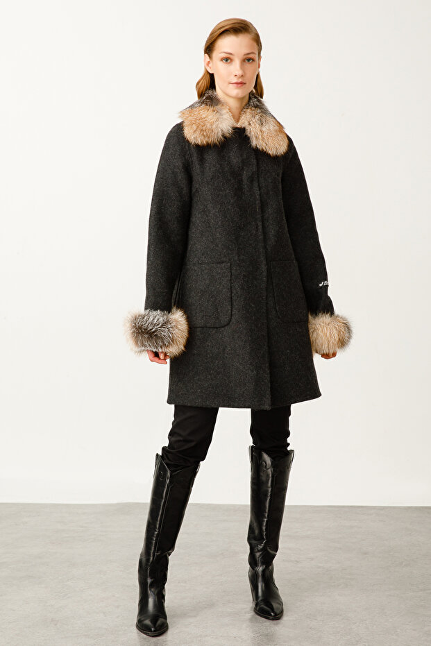 Alpaca Fur Coat - 1