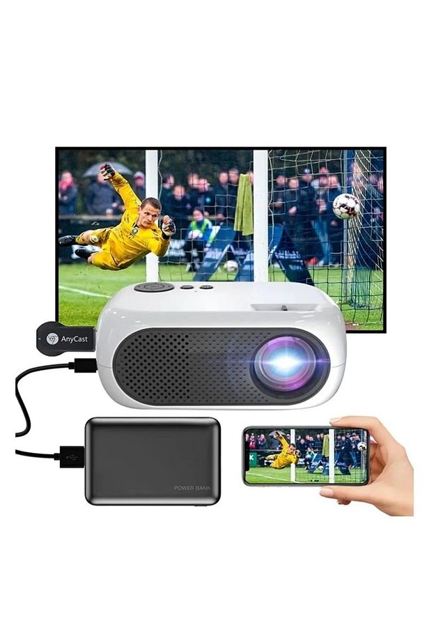 Taşınabilir Mini Projektör 480p Anycast Destek Wifi Android Ios Tv Ev Sineması xıdu1 - 3