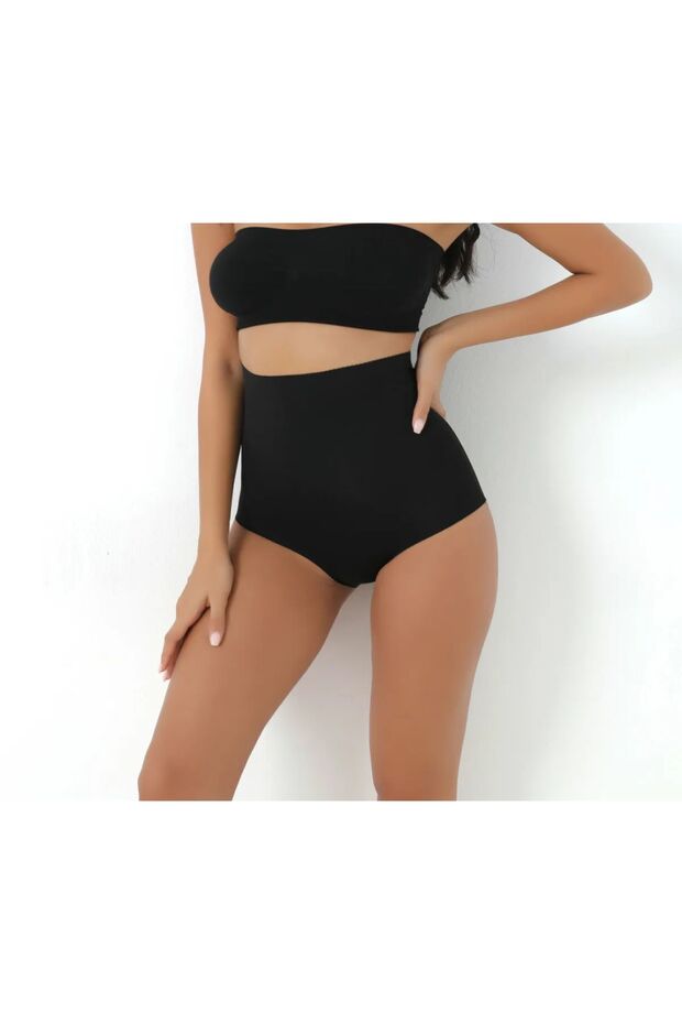 Women's Laser Cut High Waist Panties Corset