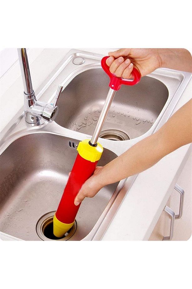 Pistonlu Klozet Lavabo Gider Açıcı Pompa 717213 - 6