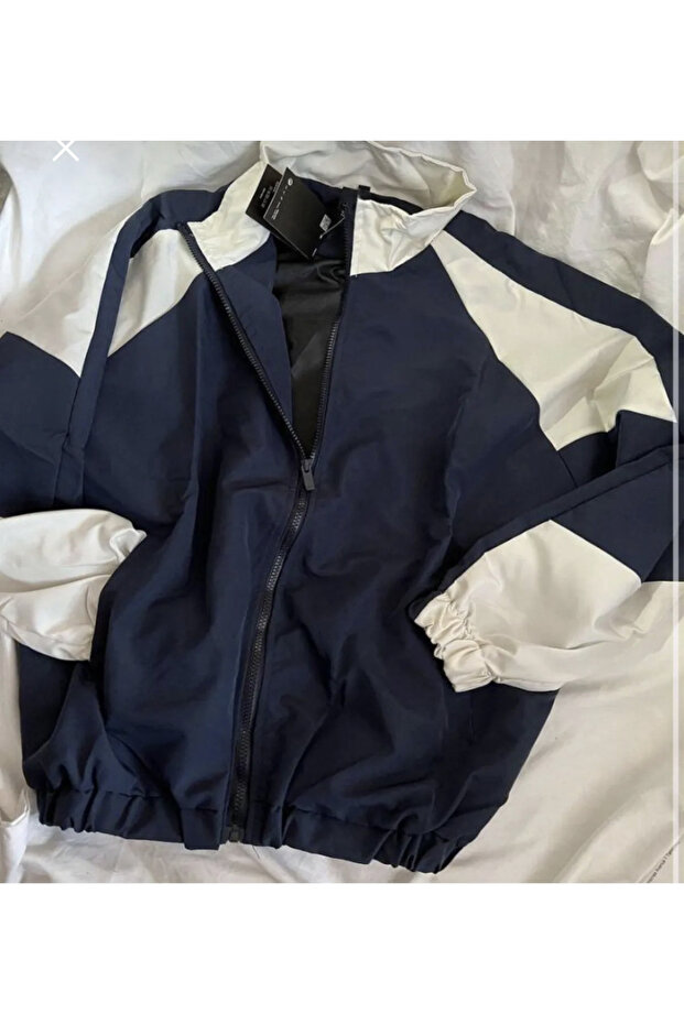 ÇİFT RENK ZİP UP CEKET - 3