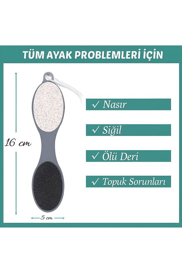 4 Fonksiyonlu Topuk Törpüsü Ayak Bakım Seti | 4 in 1 Set - 3