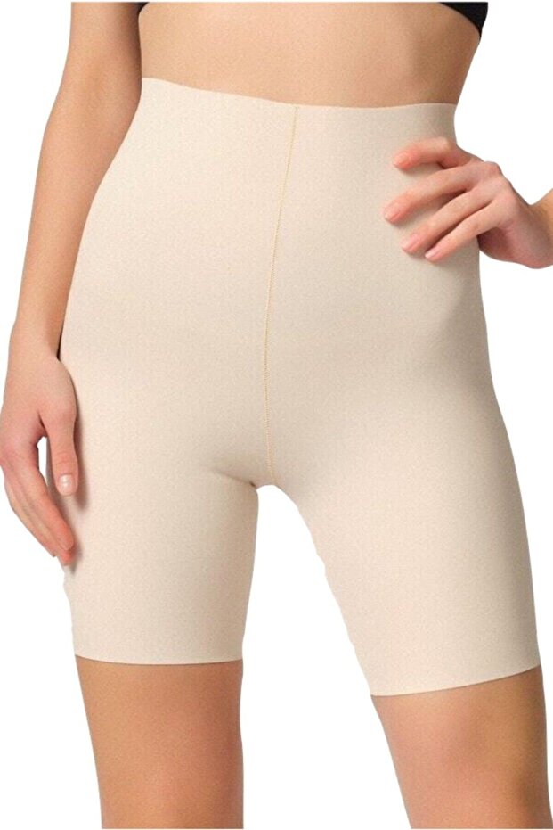 Purple Laser Cut Non-Marking High Waist Long Leg Women's Boxer Corset 2707