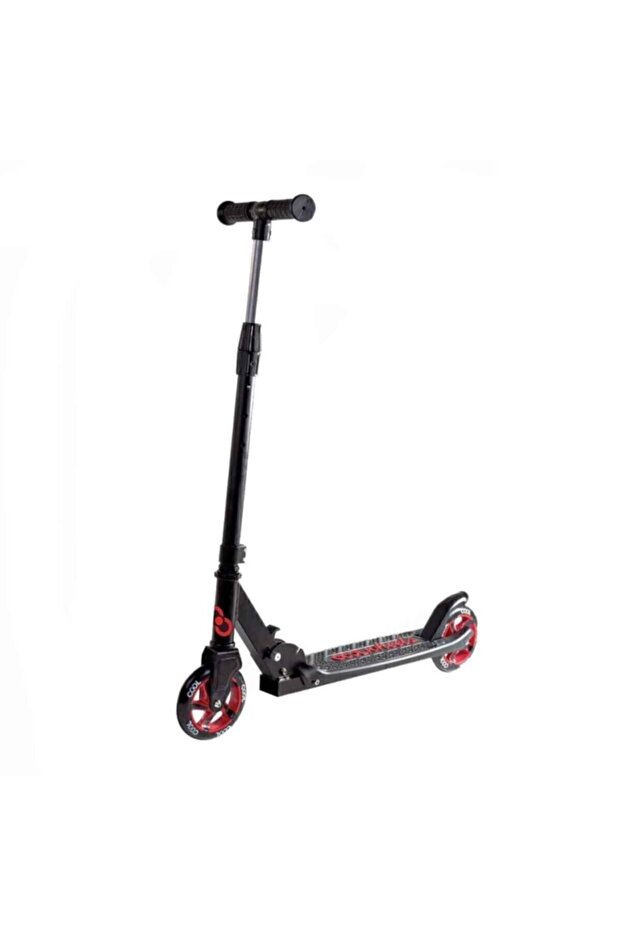 2-Wheeled Metal Frame Scooter with Brakes and Silicone Tires, Suitable for Ages 8 and Up