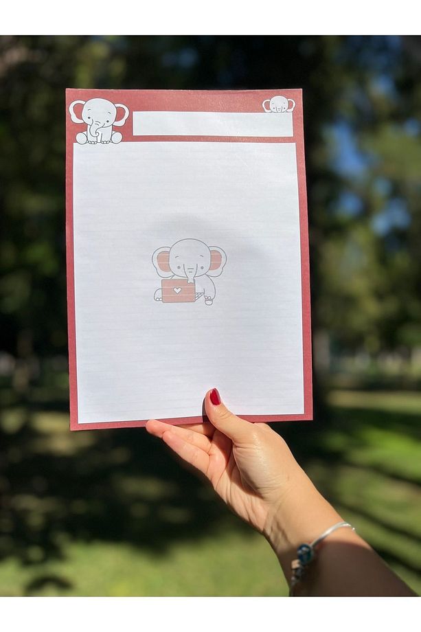 A4 Fil Desenli Notepad - Not Defteri - Bloknot - 3