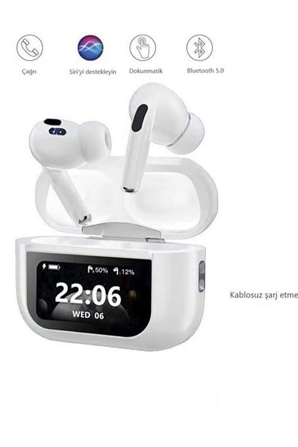 Dokunmatik Oled Ekranlı Türkçe Menü Selfie Kontrollü İos Android Bluetooth Kulaklık ANC/ENC - 5
