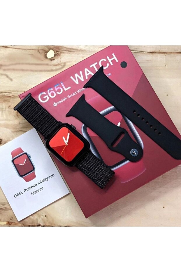 G65l Akıllı Saat Suya Dayanıklı Ateş Nabız Ölçer Çok Fonksiyonlu Ios Ve Android Uyumlu - 2