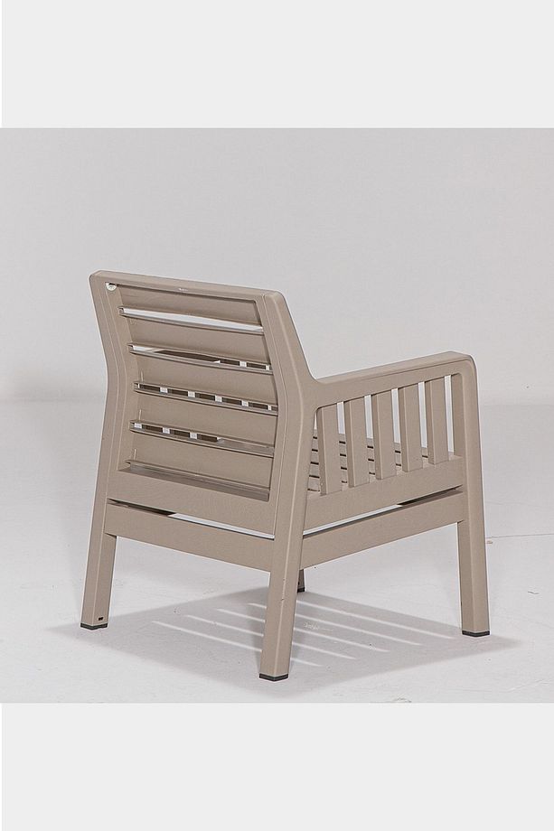 Lara 1 1 S / 2 Kişilik Minderli Bahçe Balkon Oturma Takımı - Cappucino - 4