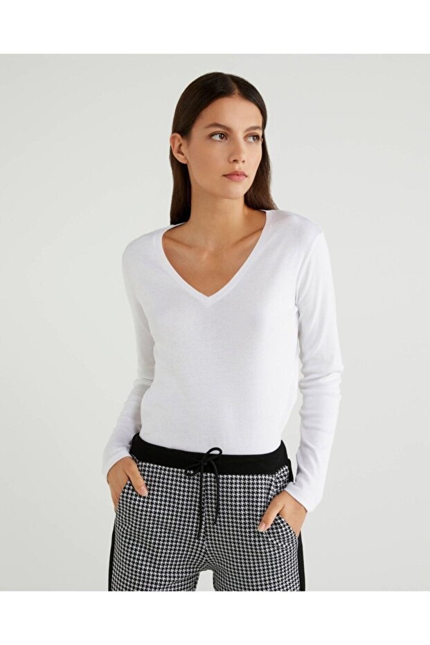 Kadın Uzun Kol Tshırt - 2