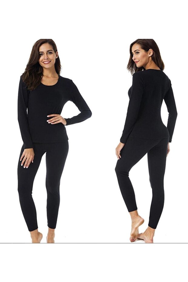 Thermal Undershirt with Underwear Passion Leggings Top and Bottom Set