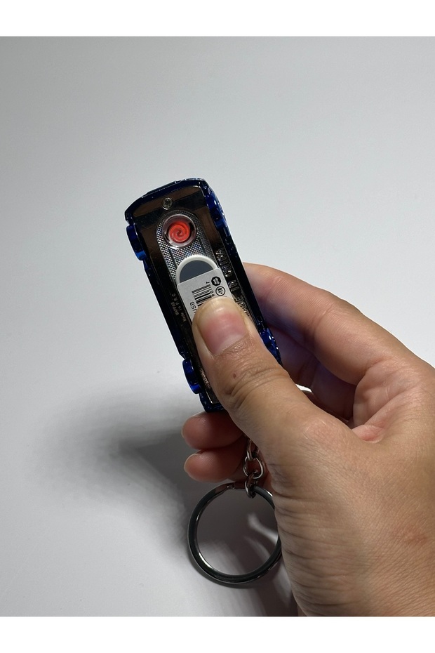 Şarjlı Araba Modeli Led Işıklı Anahtarlık Çakmak - 3