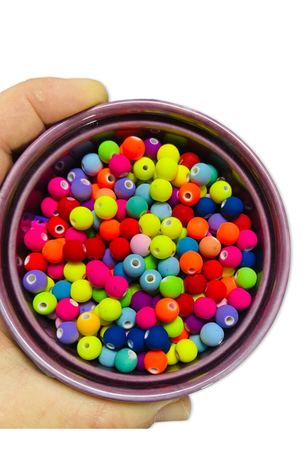 40 Pieces 8mm Rainbow Beads