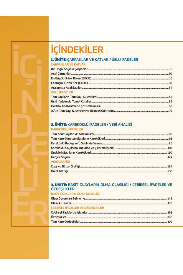 2026 8. Sınıf Bal Matematik Soru Bankası | Yusuf Karakoyun - 3