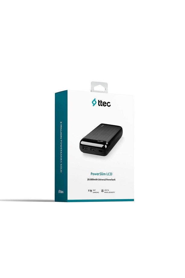 Powerslim Lcd 20.000 Mah Taşınabilir Şarj Aleti / Powerbank Usb-c Giriş/çıkış 2bb184s - 1