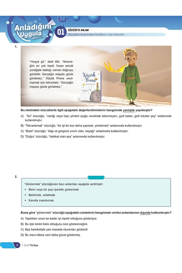 2026 7. Sınıf BAL Türkçe Soru Bankası | Müslüm DANAOĞLU - 6