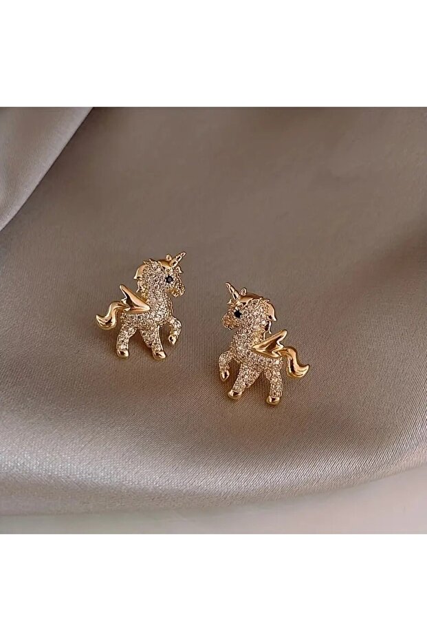 Unicorn taşlı Küpe - 1