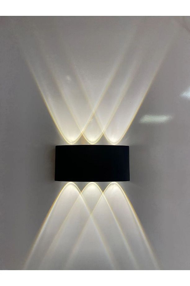 Iç & Dış Mekan  10W  Watt Duvar Apliği Günışığı Renk Led Dekoratif Duvar Aplik - 8