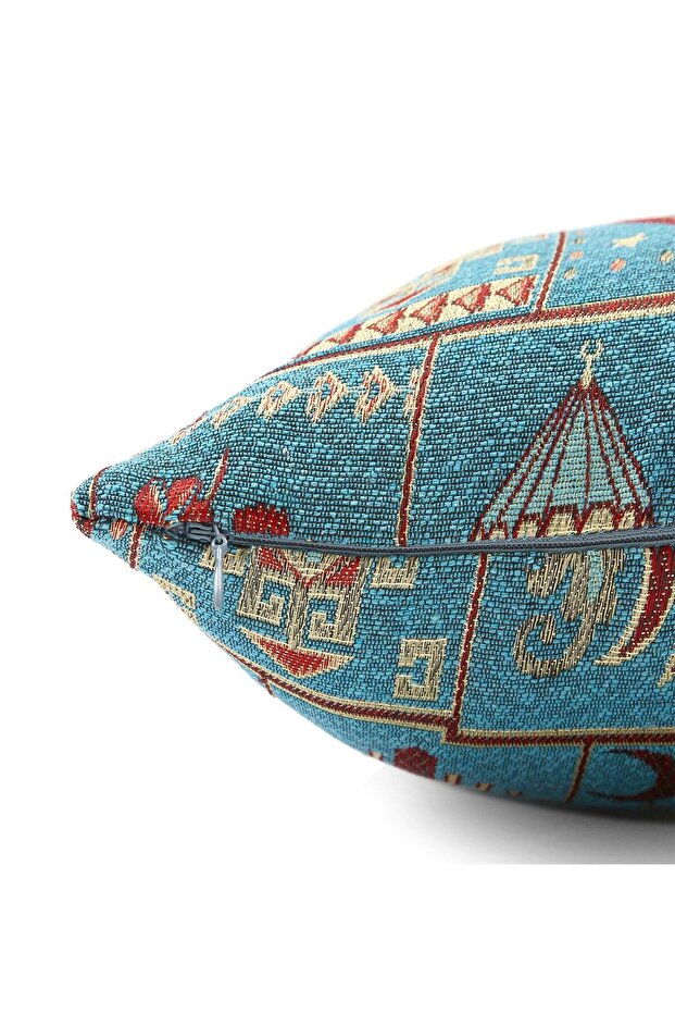 Upright Rectangular Authentic Patterned Throw Pillow - 2