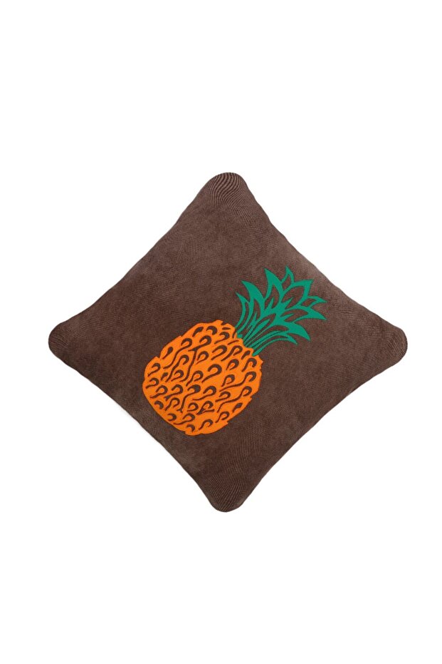 Throw Pillow Pillow Pineapple Brown