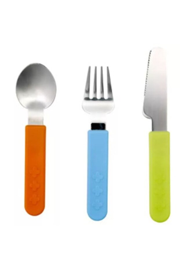 Smaska 3 Piece Children's Fork Spoon Knife Set