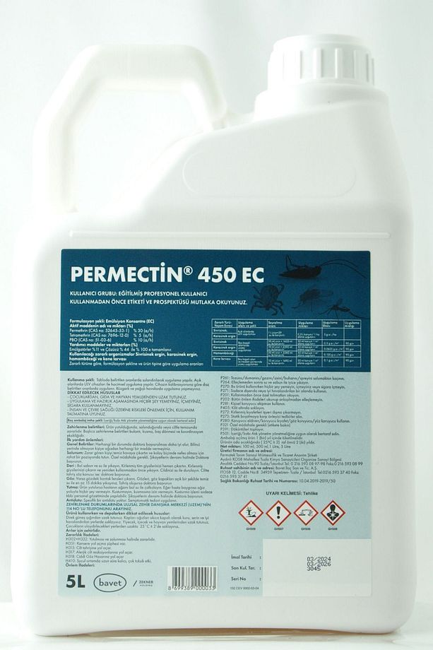 5 Litre Permectin 450 Ec Haşere Öldürücü - 2