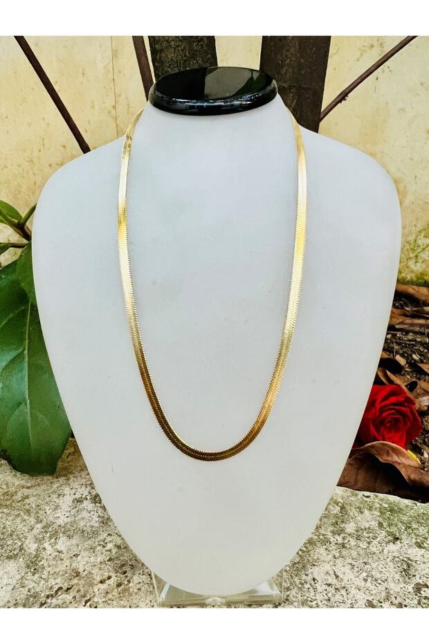 Italian Model Long Stainless Steel Necklace (55cm)