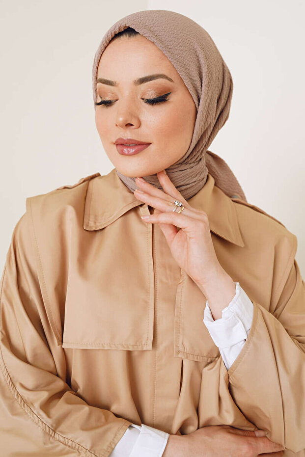 Şalland Mio Caz eşarp Bronz - 2